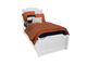 Emily White Twin Panel Bed-0