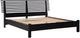 Signature Design by Ashley® Danziar Black King Slat Panel Bed-3