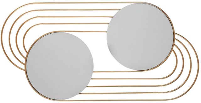 Signature Design by Ashley® Warrenley Gold Accent Mirror-1