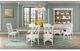 Riverside Furniture Myra Natural 84" Rectangle Dining Table with Smokey White Base-3