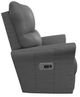 La-Z-Boy® Rowan Graphite Leather Power Wall Recliner with Headrest and Lumbar-3
