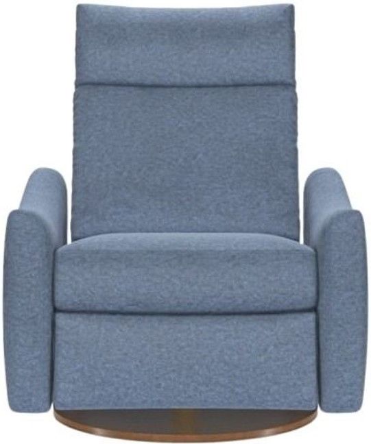 American Leather® Customizable Ontario Fabric 40" Manual Glider Recliner-2
