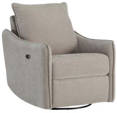 Signature Design by Ashley® McBurg Taupe Swivel Power Recliner