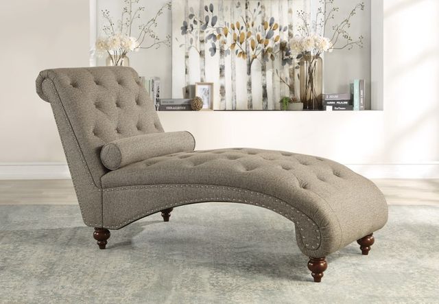 Homelegance® Bonne Brown Chaise-3