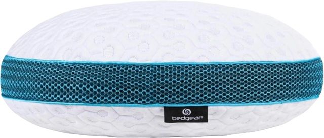 BEDGEAR® Blue/White Pulse Performance 0.1 Standard Youth Pillow-2