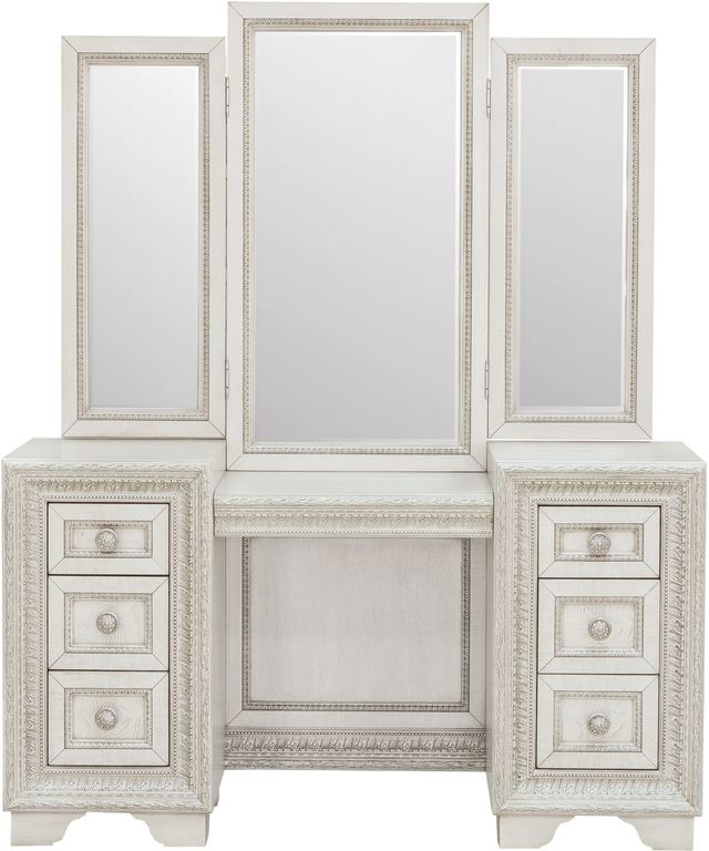 Pulaski™ Camila 3-Piece Creamy White Vanity Set-2