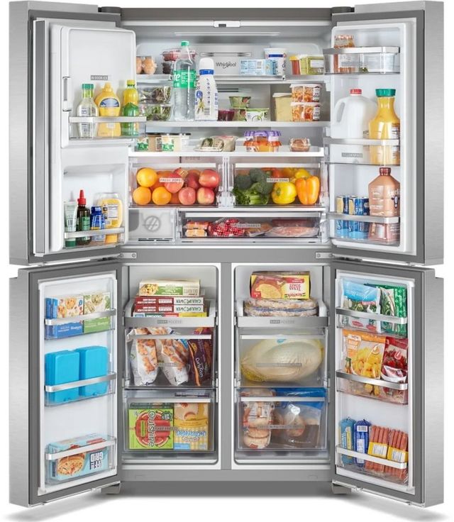 Whirlpool® 36 in. 19.1 Cu. Ft. Fingerprint Resistant Stainless Steel Counter Depth French Door Refrigerator-8