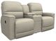 La-Z-Boy® Cade Pebble Manual Reclining Loveseat with Console-0