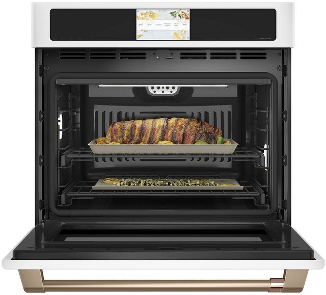 Café™ 30" Matte White Single Electric Wall Oven-2