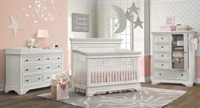 Westwood Design Olivia Brushed White Convertible Crib | Darvin Furniture | Orland Park, IL Westwood Design Olivia Brushed White Convertible Crib | Darvin Furniture | Orland Park, IL