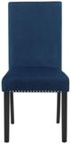 New Classic® Home Furnishings Celeste Blue/Espresso Dining Chair-3