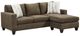 American Wholesale Furniture Pash Coffee Chaise Sofa-0