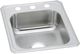 Elkay Celebrity® Brushed Satin 17" x 21-1/4" x 6-7/8" 3-Hole Single Bowl Drop-In Sink-0