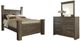 Signature Design by Ashley® Juararo 3-Piece Dark Brown Queen Poster Bed Set-0