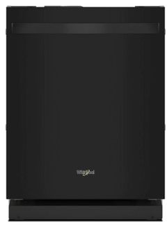 Whirlpool® 24" Black Top Control Built In Dishwasher