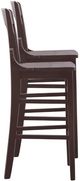 Linon Jericho 2-Piece Brown Bar Stool Set-4