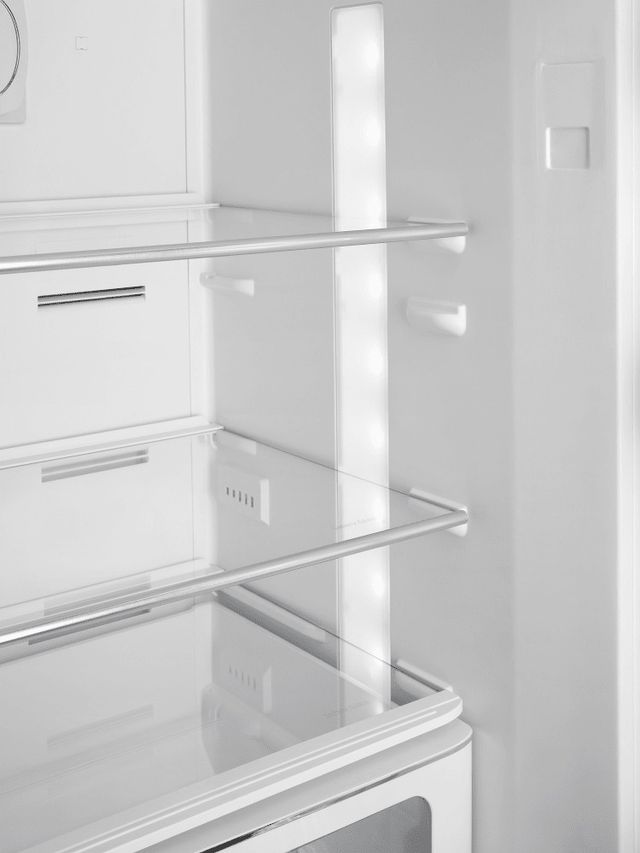 Smeg 50's Retro Style Aesthetic 11.7 Cu. Ft. Orange Bottom Freezer Refrigerator-2