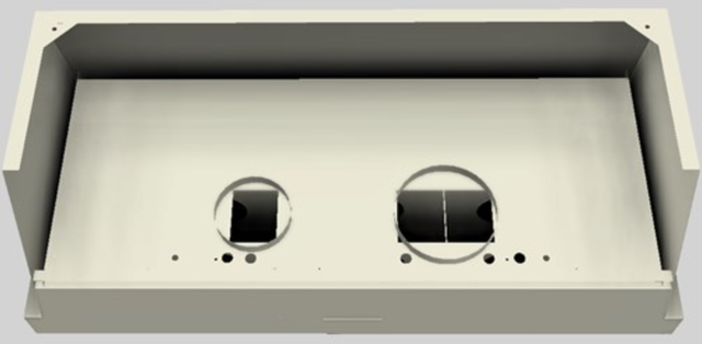 Vent-A-Hood® Designer Series 54" Biscuit Wall Mounted Range Hood-1