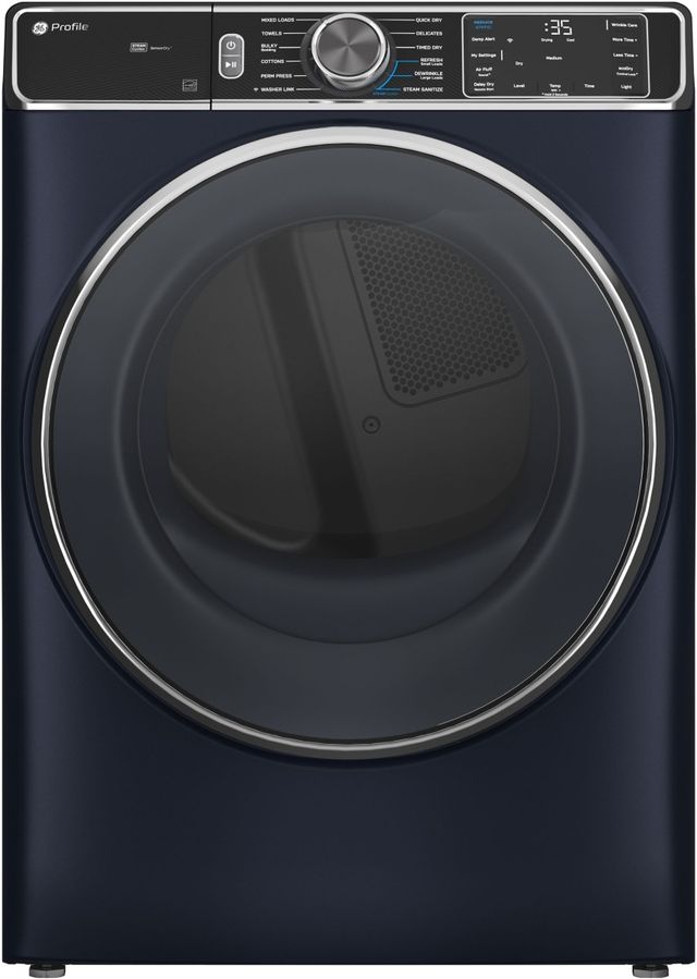 GE Profile™ 7.8 Cu. Ft Sapphire Blue Gas Dryer-0