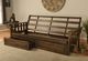 Kodiak Furniture Tucson Rustic Walnut Full Futon Frame with Storage-3