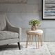 Olliix by INK+IVY Tan/Gold Beverly Round Stool-4