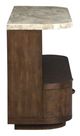 Magnussen Home® McPherson Burnt Umber Demilune Sofa Table-2