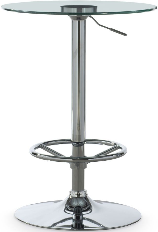 Powell® Placid 3-Piece Gray/Chrome Pub Table Set-1