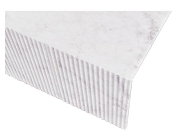 Meridian Furniture Lucca White Marble Coffee Table-3