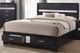 Coaster® Miranda Black Queen Headboard and Footboard-2