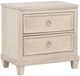 Coaster® Pembroke 4-Piece Cream/Washed Oak Eastern King Panel Bedroom Set-4