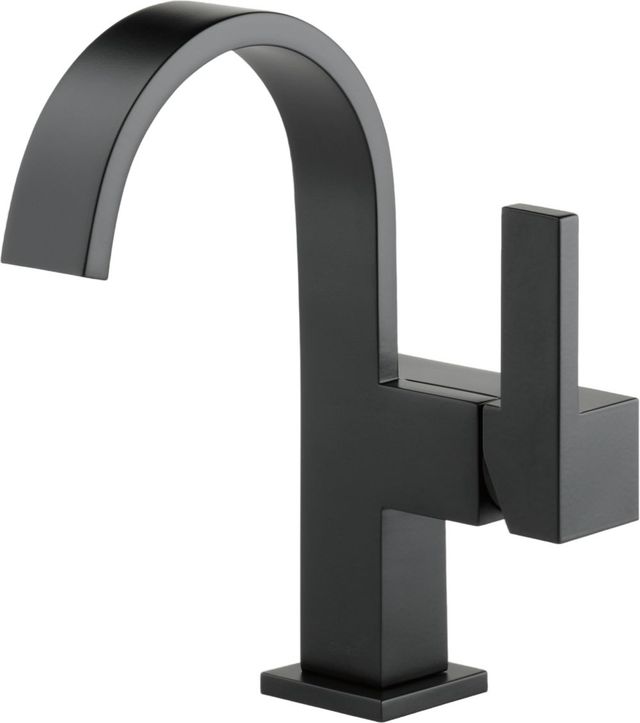 Brizo Siderna® Matte Black 8" Single-Handle Lavatory Faucet-0