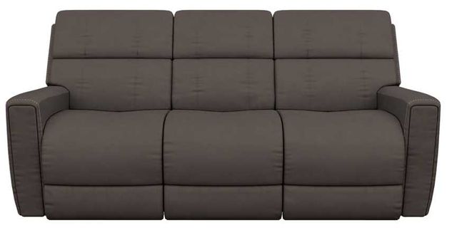 La-Z-Boy® Apollo Slate Leather Power Reclining Sofa with Headrest-1