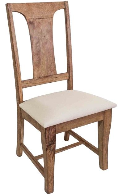 Home Trends & Design San Rafael Antique Oak Dining Chair-0