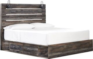 Signature Design by Ashley® Drystan Brown King 4-Drawer Storage Panel Bed