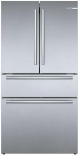 Bosch 800 Series 36" 20.5 Cu. Ft. Stainless Steel Counter Depth French Door Refrigerator