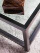 Artistica Home® Metal Designs Per Se Glass Top Square Cocktail Table with St. Laurent Base-1