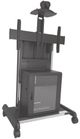 Chief® Black X-large FUSION Video Conferencing Cart-0