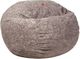 CordaRoy's® Original Gray Faux Fur King Bean Bag Chair-0