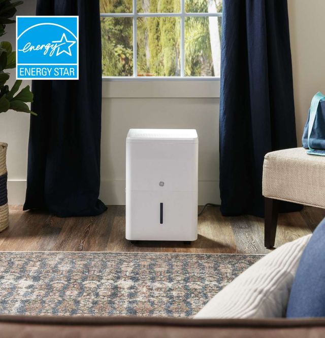 GE® 35 Pt. White Portable Dehumidifier-2