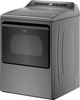Whirlpool® 7.4 Cu. Ft. Chrome Shadow Front Load Electric Dryer-2