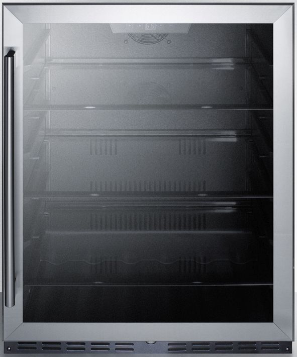 Summit® 24" 5.0 Cu. Ft. Stainless Steel Beverage Center-0
