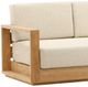 Dovetail Furniture Darlene Natural/Sand Fabric/Teak Outdoor Sofa -5