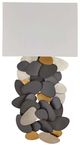 Currey & Company Moon Dust Gold/Hiroshi Gray Wall Sconce-3