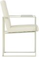 Michael Amini® Laguna Ridge Brushed Silver/Champagne Arm Chair-2