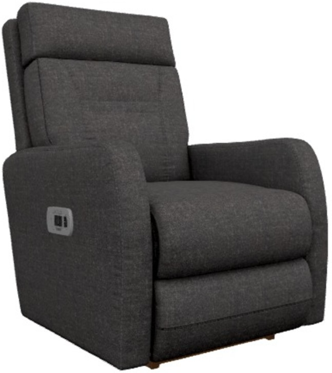 k♡08 La-Z-Boy® Lennon Granite Power Rocker Recliner with Headrest and