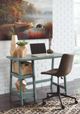 Signature Design by Ashley® Mirimyn 2-Piece Teal Office Desk Set-3