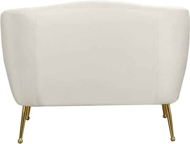 Meridian Furniture Tori Cream Velvet Chair-1