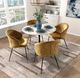 Homelegance® Cosimo Mustard Dining Side Chair-1