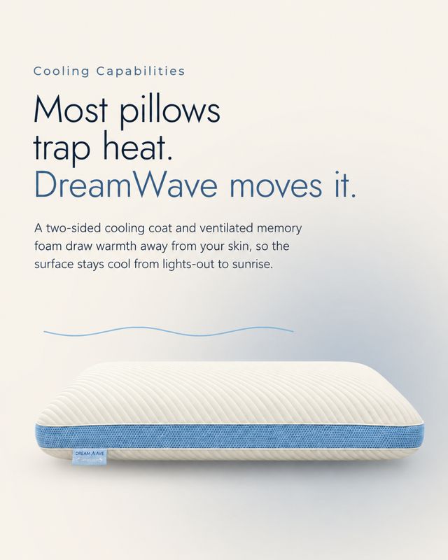 DreamWave Collection Gel 5.5" Queen Pillow – 2-Pack-2