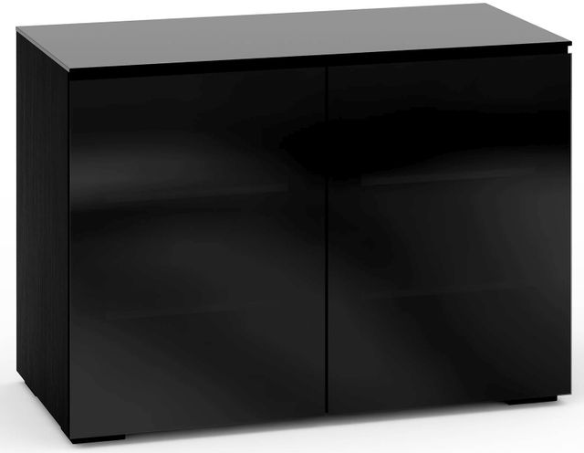 Salamander Designs® Oslo 323 AV Cabinet-Black Glass-0